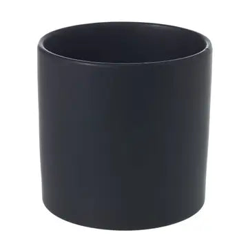 6.5" Matte Black Cercle Pot