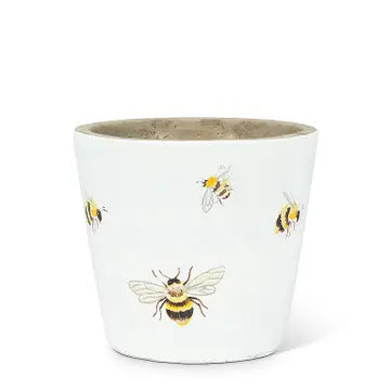 4" Bee Watercolor Pot - Abbott