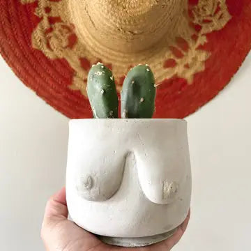 Boobie Cement Planter